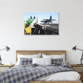 Toile Un Prowler EA-6B démarre depuis le poste de pilota (Insitu(Chambre))