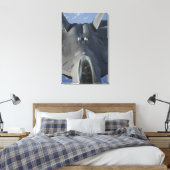 Toile Un Raptor F-22 se met en position pour recevoir f (Insitu(Chambre))
