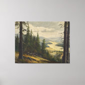 Toile Un regard sur la Forêt-Noire - Karl Julius Wilhelm (Recto)