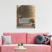 Toile Un Sarcophage antique de Basaltes, appelé Lov (Insitu(Salon))