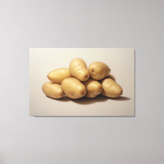 Toile Un seau de pommes de terre (Recto)