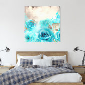 Toile Un Shabby Bleu Chic Ephemera Design Series 7 (Insitu(Chambre))