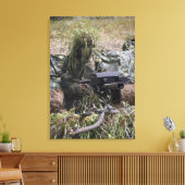 Toile Un soldat avec lance-grenades MK-19 (Insitu(Salon))