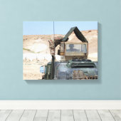 Toile Un soldat instruit un soldat de l'armée irakienne (Insitu (Plancher de Bois))