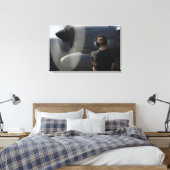Toile Un soldat surveille la performance (Insitu(Chambre))