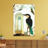 Toile Un souffle profond avant que le froid ne s'install (Insitu(Salon))