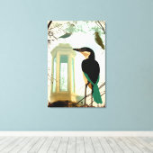 Toile Un souffle profond avant que le froid ne s'install (Insitu (Plancher de Bois))