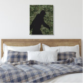Toile Un squatchin pour le camouflage numérique d'Olive (Insitu(Chambre))