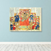 Toile Un sultan et sa cour (Insitu (Plancher de Bois))