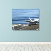 Toile Un Super Hornet F/A-18E (Insitu (Plancher de Bois))