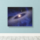 Toile Un système solaire éloigné (Insitu (Plancher de Bois))