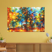 Toile un tableau d'arbres dans une zone inondée (Insitu(Salon))