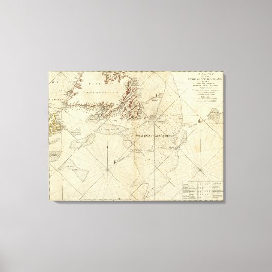 Toile Un Tableau Des Banques De Terre-Neuve (Recto)