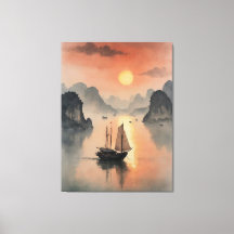 un tableau d'un bateau dans l'eau