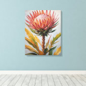 Toile un tableau d'un soleil de fleur (Insitu (Plancher de Bois))