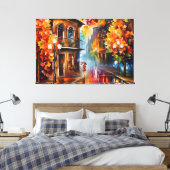 Toile un tableau d'une femme tenant un parapluie (Insitu(Chambre))