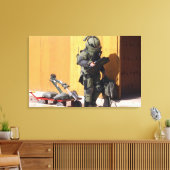 Toile Un technicien (Insitu(Salon))