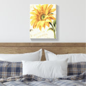 Toile Un tournesol en pleine floraison (Insitu(Chambre))