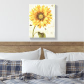 Toile Un tournesol jaune (Insitu(Chambre))