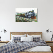Toile Un train de LogsCoos Bay, OU (Insitu(Chambre))