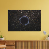 Toile Un trou noir dans une grappe globale (Insitu(Salon))