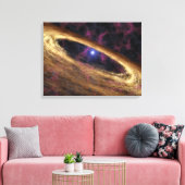 Toile Un type d'étoile morte appelée pulsar (Insitu(Salon))