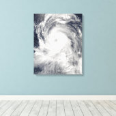 Toile Un typhon s'attaque à l'île de Mariana dans le nor (Insitu (Plancher de Bois))