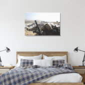 Toile Un US Marine tire un mortier à Salinas, Pérou (Insitu(Chambre))