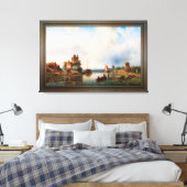 Toile Un Vaste Paysage De Rivière Avec Des Moulins À Ven (Insitu(Chambre))