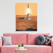 Toile Un Véhicule Ascent Quittant Mars. 2 (Insitu(Salon))