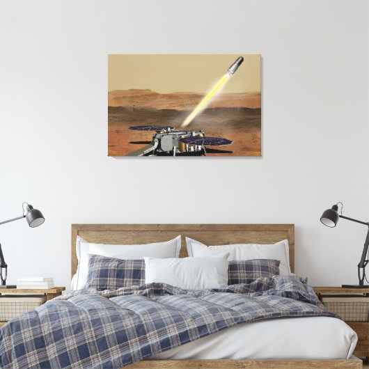Toile Un Véhicule Mars Ascent A Été Lancé Depuis Mars. (Insitu(Chambre))