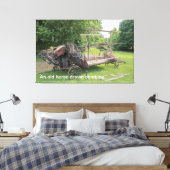 Toile Un Vieux Cheval Dessiné Combiner (Insitu(Chambre))