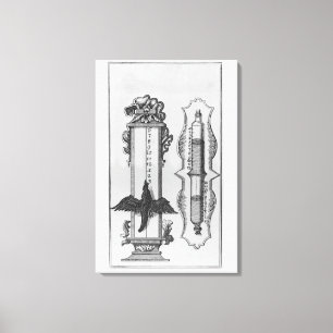 Toile Un vieux clepsydras, illustration