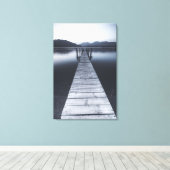 Toile Un vieux portrait de quai (Insitu (Plancher de Bois))