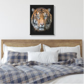 Toile Un visage sauvage de tigre du Bengale (Insitu(Chambre))