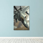 Toile Un voleur F-22 de l'armée de l'air américaine est  (Insitu (Plancher de Bois))