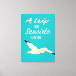 Toile Un voyage au bord de la mer