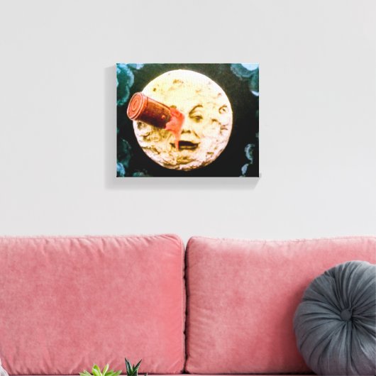 Toile Un voyage sur la Lune (Insitu(Salon))