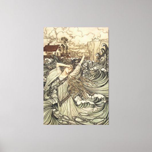 Toile Undine par Arthur Rackham (Recto)