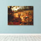 Toile Une allégorie de Summer (Insitu (Plancher de Bois))