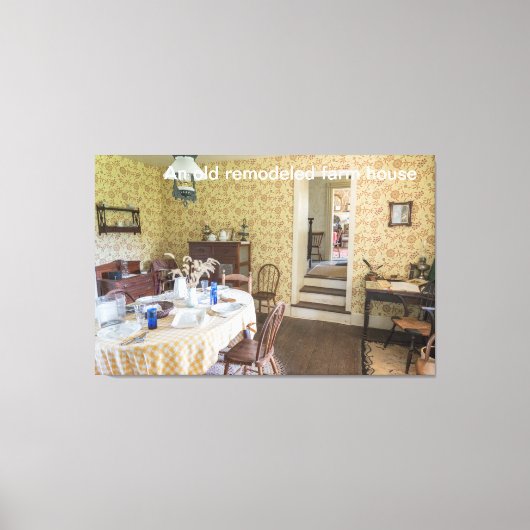 Toile Une ancienne ferme rénovée (Recto)