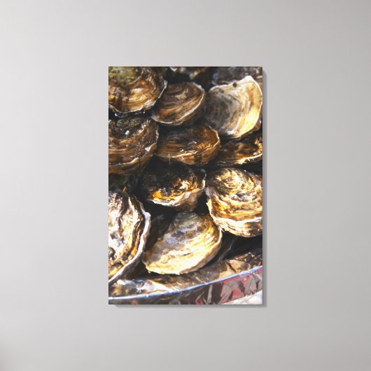 Toile Une assiette d'huîtres. (Recto)