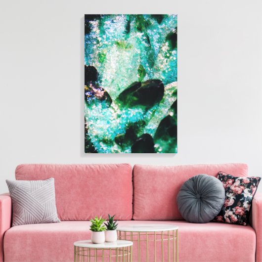 Toile Une Aura d'Émeraudes (Insitu(Salon))