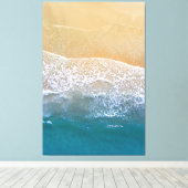 Toile Une avec la plage (Insitu (Plancher de Bois))