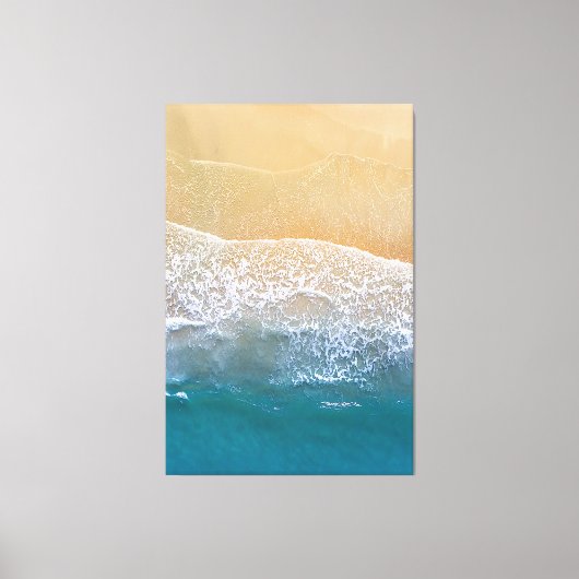 Toile Une avec la plage (Recto)