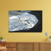 Toile Une banque F-22 Raptor loin d'un KC-135 (Insitu(Salon))