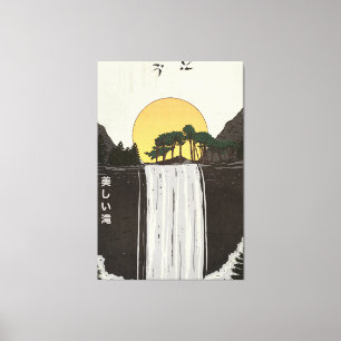 Toile Une belle cascade
