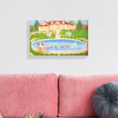 Toile Une belle maison de campagne (Insitu(Salon))