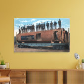 Toile Une cage d'ours et l'habitation dans un immense jo (Insitu(Salon))