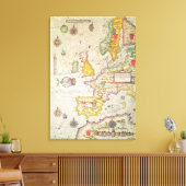 Toile Une carte générale (Insitu(Salon))